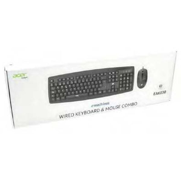 COMBO TECLADO + MOUSE ALÁMBRICO EAK030 SP ACER